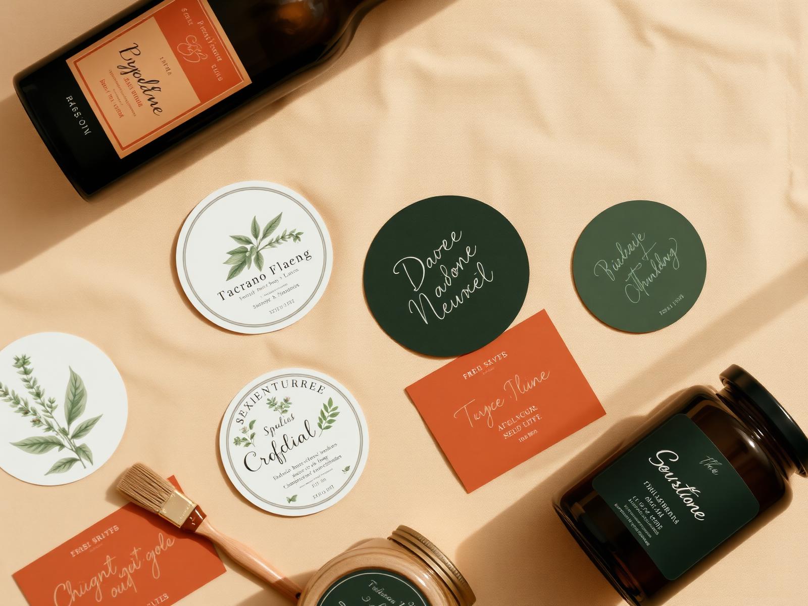 Etiquetas personalizadas para productos artesanales